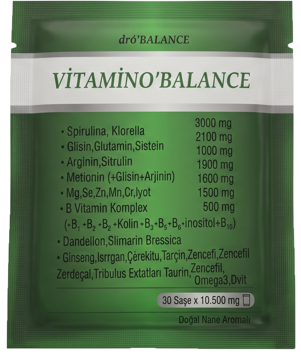 VİTAMİNO'BALANCE saşe